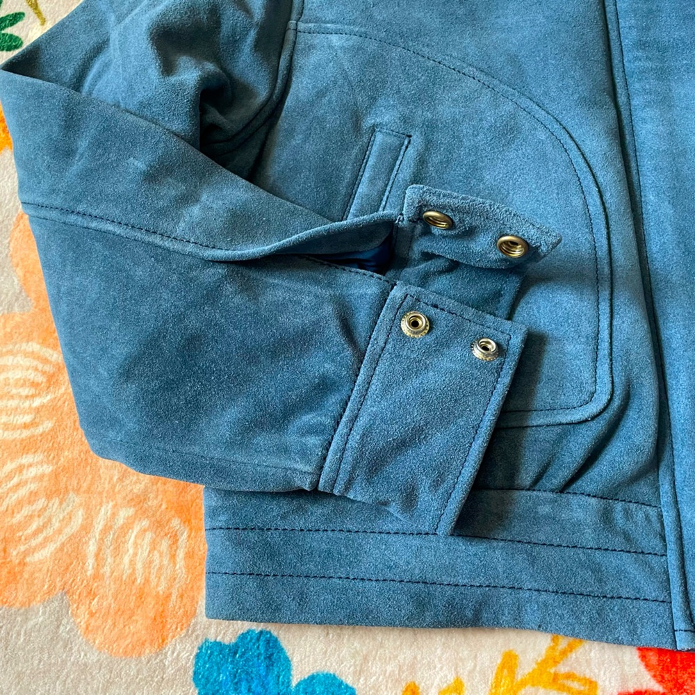 Free People We The Free Wes Suede Bomber Jacket NWT - Picture 8 of 15